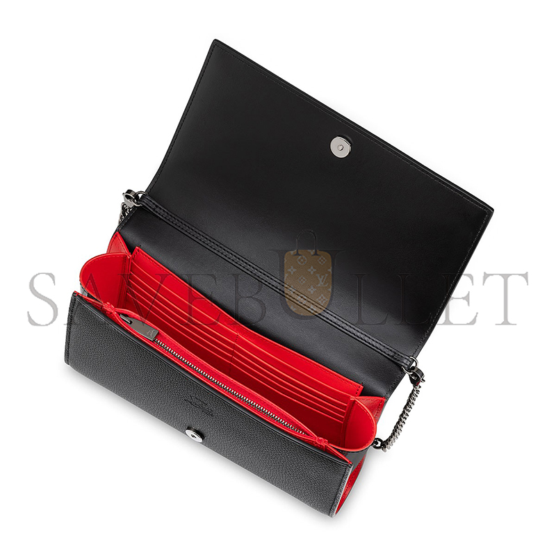 Chr1st1an louboutin paloma clutch grained calf leather and spikes 1175018b253 (23*14.5*5cm)